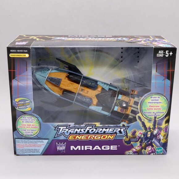 Transformers Energon Mirage Action Figure 2003 Hasbro Sealed - Picture 1 of 10